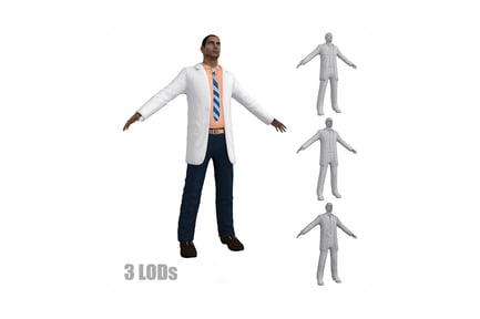 Preview: Figure with outstretched arms and varied poses