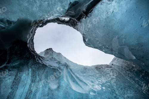 Preview: Inside a glacier ice cave in Iceland