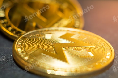 Preview: Closeup shot of golden coins