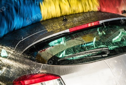 Preview: Modern Car in the Car Wash