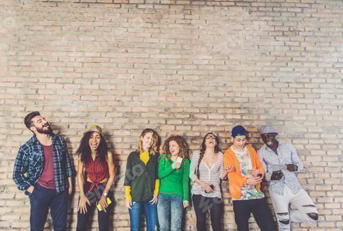 Preview: Multiracial group of friends