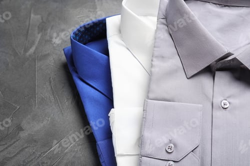 Preview: Clean Business Shirts in Blue, White, and Gray