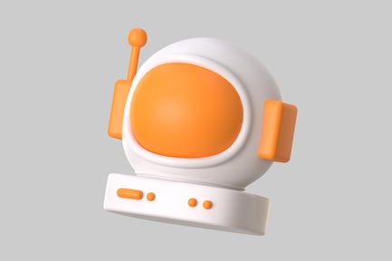 Preview: Stylized Spaceman Helmet