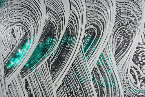 Preview: Drops- Liquid Foam. Fluid Aqua- Abstract Pattern Nature. Background- Cleansing Wash. Shampoo