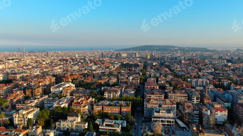 Preview: Barcelona city, Sarria-Sant Gervasi, one of the biggest districts of Barcelona