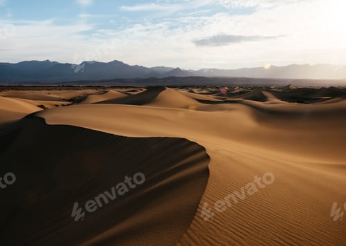 Preview: Mesquite Sand Dunes at dawn, Death Valley National Park, California, USA