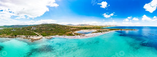 Preview: Spiaggia Isuledda (Isuledda Beach), Sardinia – Aerial View