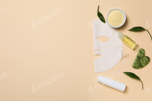 Preview: Concept of face and skin care with cosmetic mask