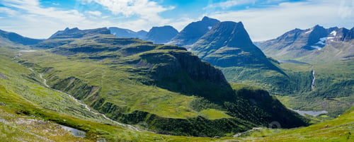 Preview: Mountain peak of Innerdalstarnet and Innerdalen Valley, Norway