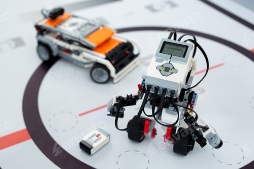 Preview: Exhibition of children's technical creativity: robotics.