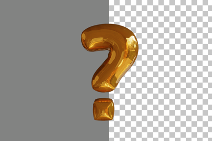 Preview: Question Mark 3D Icon