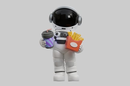 Preview: Astronaut with fries and soda