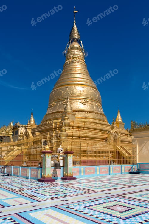 Preview: Golden Stupa - Sagaing Hill - Myanmar