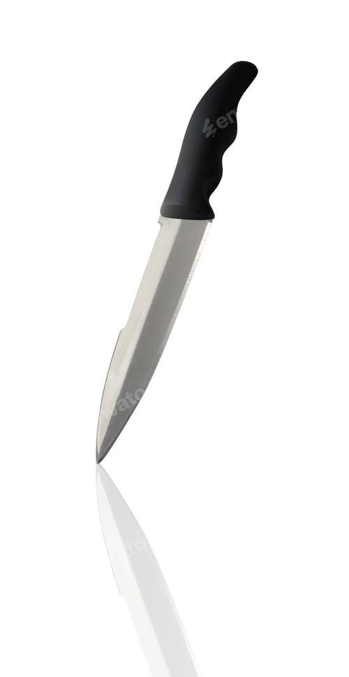 Preview: knife on white background