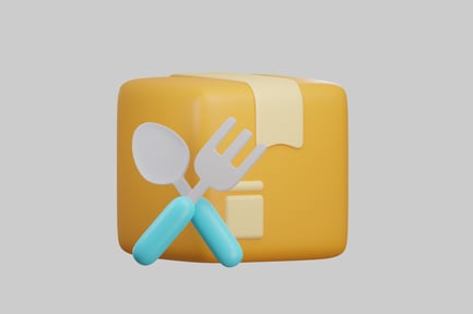 Preview: Food delivery package icon