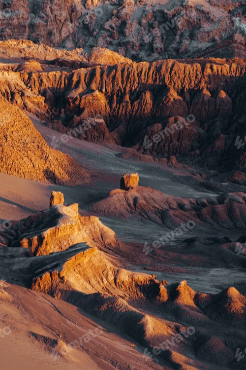 Preview: Beautiful view Valle de la Luna Moon Valley San Pedro de Atacama Desert Chile