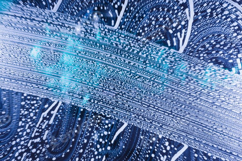 Preview: Drops- Liquid Foam. Fluid Aqua- Abstract Pattern Nature. Background- Cleansing Wash. Shampoo
