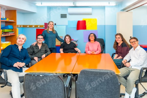 Preview: Group class in a center for people with special needs