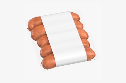 Preview: Sausage Pack with Blank Label