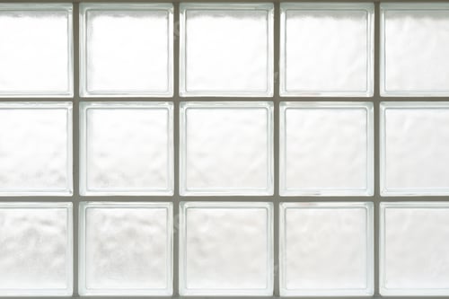 Preview: Stylish wavy translucent glass tiles