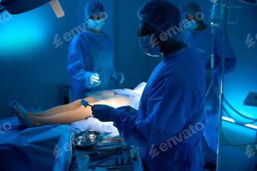 Preview: Medical team performing surgical operation