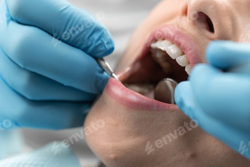 Preview: The dentist conducts research and advises the patient on the best methods of treatment and dental