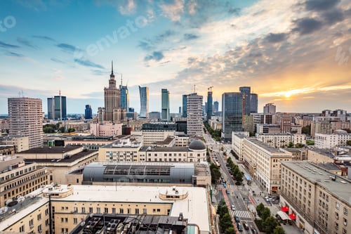 Preview: Warsaw, Poland panorama
