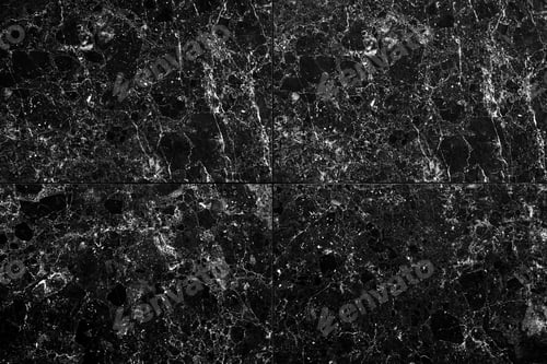 Preview: Grunge texture in black and white, tiled floor with marble pattern