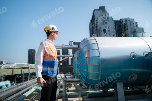 Preview: Engineers inspect the completed air conditioning and water systems to continue verifying