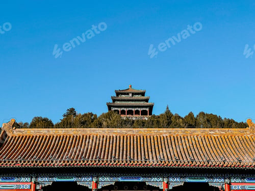 Preview: Beautiful shot of old Chinese architecture