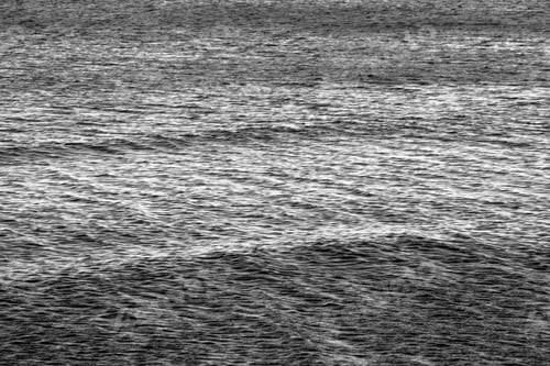Preview: The Big Textured Water Surface With Ripples For An Abstract Natural Background Of Dark Gray Or