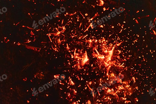 Preview: burning ashes texture with a big contrast