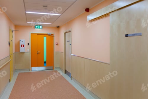 Preview: Carpeted Hospital Hallway
