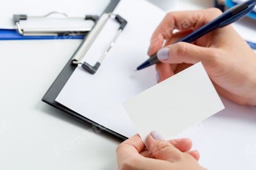 Preview: the doctor writes a prescription pil