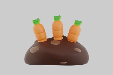 Preview: Carrots sprouting from the ground