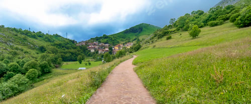 Preview: Sotres Village, Picos de Europa National Park, Asturias, Spain
