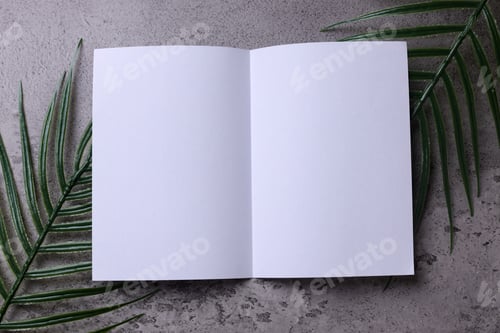 Vista previa: white booklet mockup