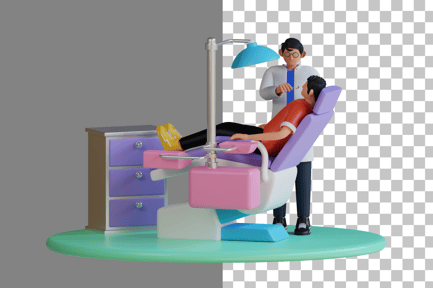 Preview: Dental Care 3D Illustration