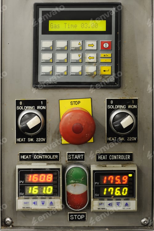 Preview: Device With A Buttons And Display, Factory Monitoring