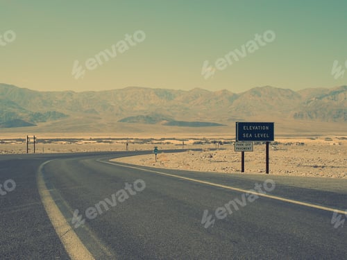 Preview: Death Valley Road Sign