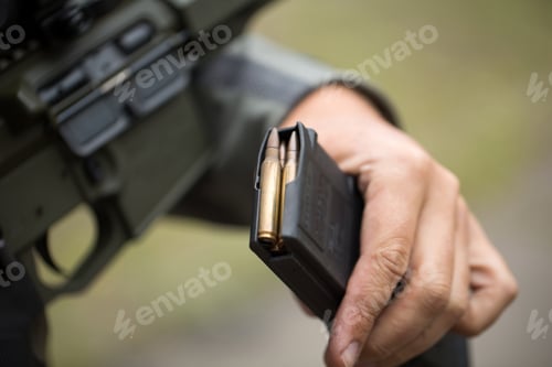 Preview: Loading ammunition into a clip. Reloading weapons