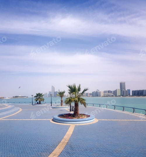 Preview: Abu Dhabi cityscape on a bright sunny day