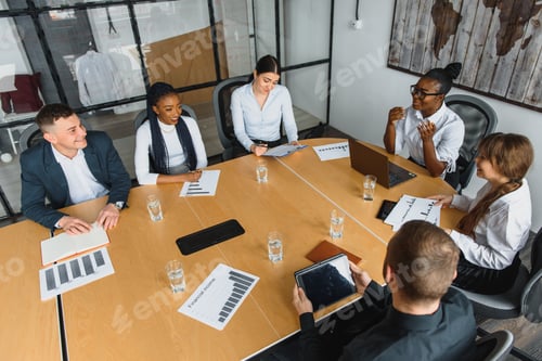 Preview: Business Team Busy Working Talking Concept