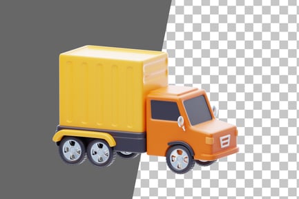 Preview: Truck 3D Icon