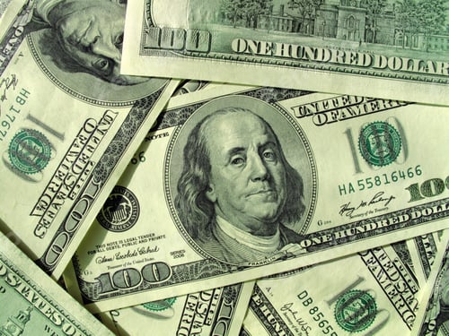 Preview: One Hundred Dollar Bills Featuring Benjamin Franklin