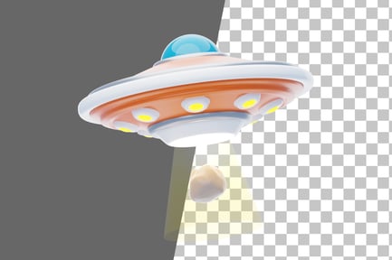 Preview: UFO 3D Icon