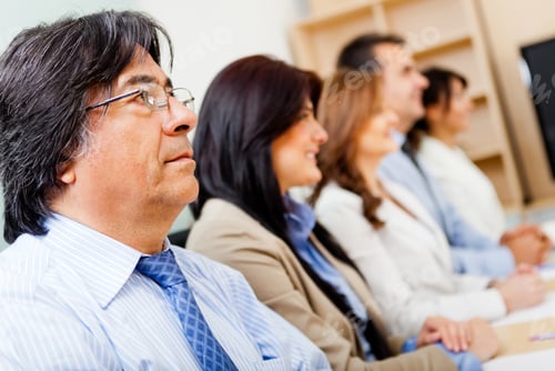 Preview: Group Of People In A Business Meeting