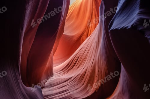 Preview: Beautiful Antelope canyon, Navajo land east of Page, USA