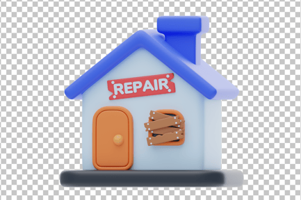 Preview: House Repair 3D Icon