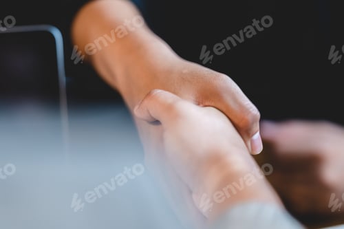 Preview: business hand contract meeting with success agreement concept, professional businessman handshake